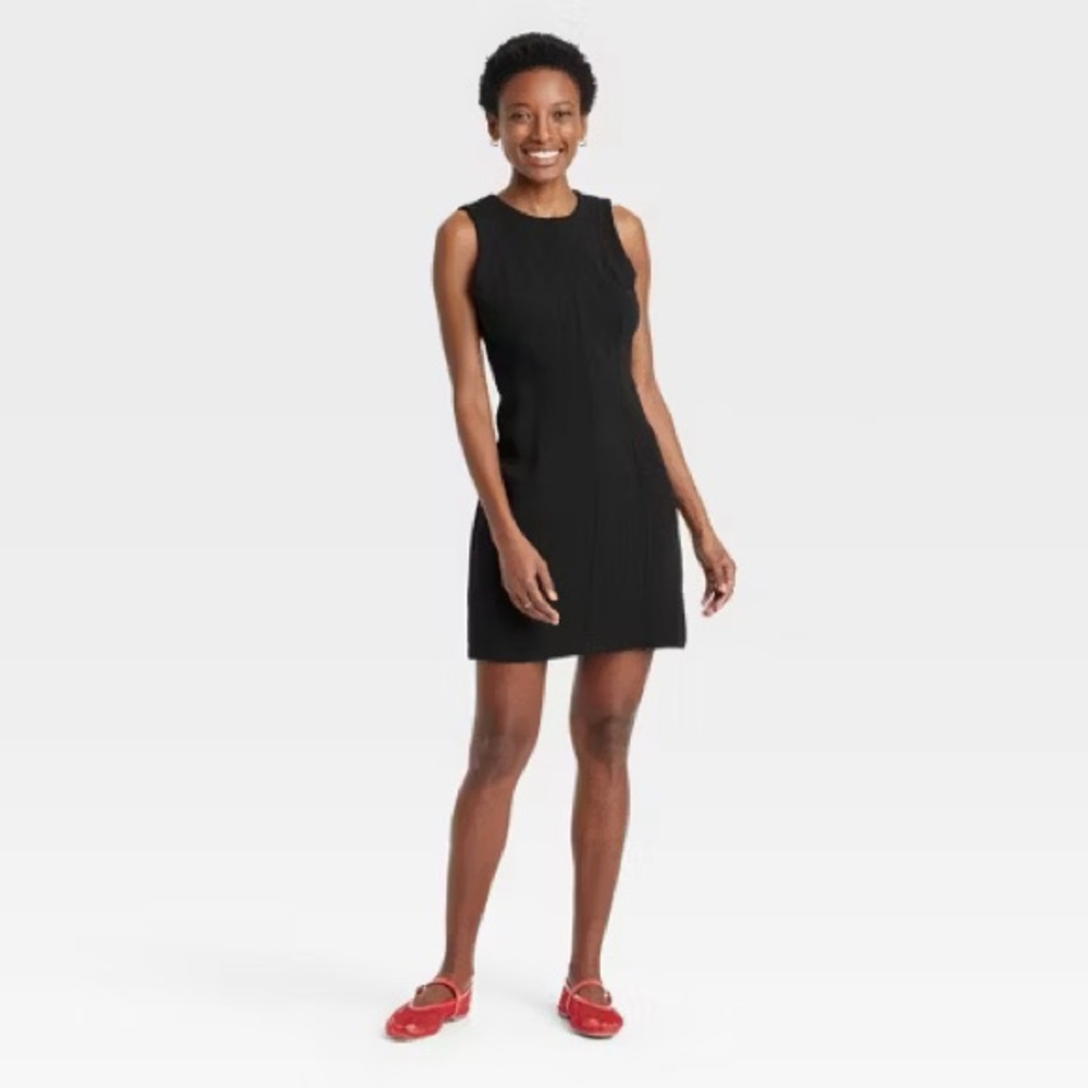 🎉NWT🎉 a New Day black Mini Sheath Dress